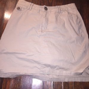 Khaki skirt